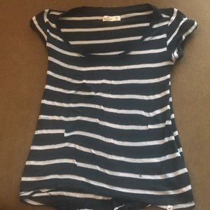 Navy stripe top